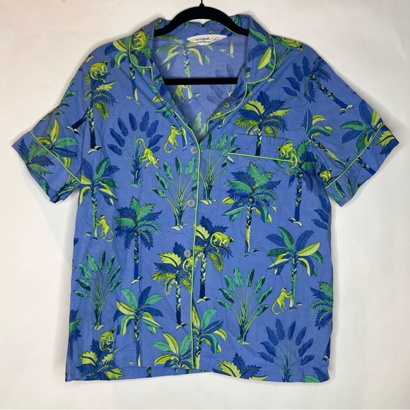 Print Fresh + Anthropologie | Royal Palms Top - Picture 2 of 4